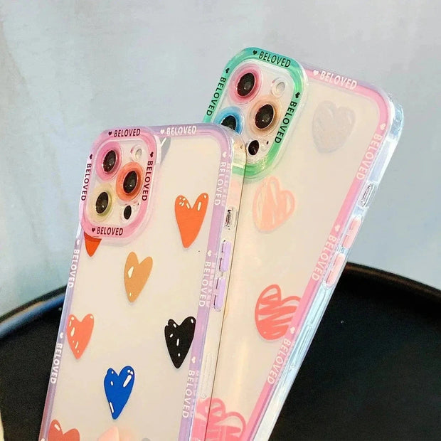 Looopix Heart Graffiti Phone Case