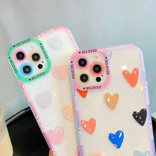 Looopix Heart Graffiti Phone Case