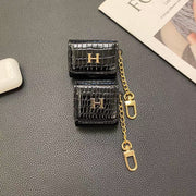 Looopix Hermès Inspired Airpod Cover with Gold Chain