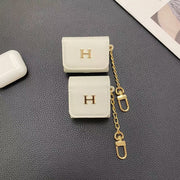 Looopix Hermès Inspired Airpod Cover with Gold Chain