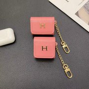 Looopix Hermès Inspired Airpod Cover with Gold Chain