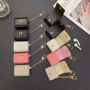 Looopix Hermès Inspired Airpod Cover with Gold Chain