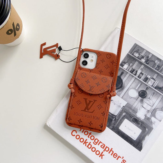 Looopix High End Louis Vuitton Samsung Pocket Cases With Straps "More Designs"