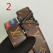 Looopix High Fashion Leather Louis Vuitton Belt for men