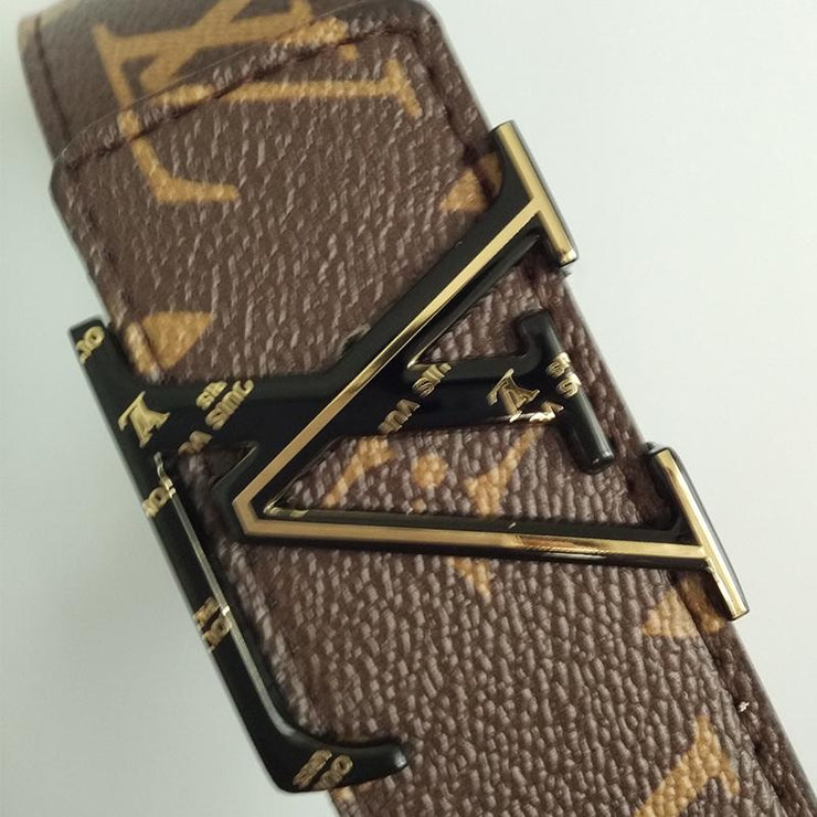 Looopix High Fashion Leather Louis Vuitton Belt for men