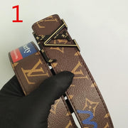 Looopix High Fashion Leather Louis Vuitton Belt for men