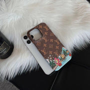 Looopix iPhone 12 - 15 Pro Max Luxury Leather Phone Case  With Phone Protective Cover