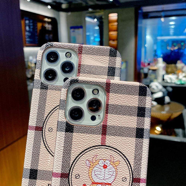 Looopix iPhone 13 Protective Case - Leather Fabric phone Cover