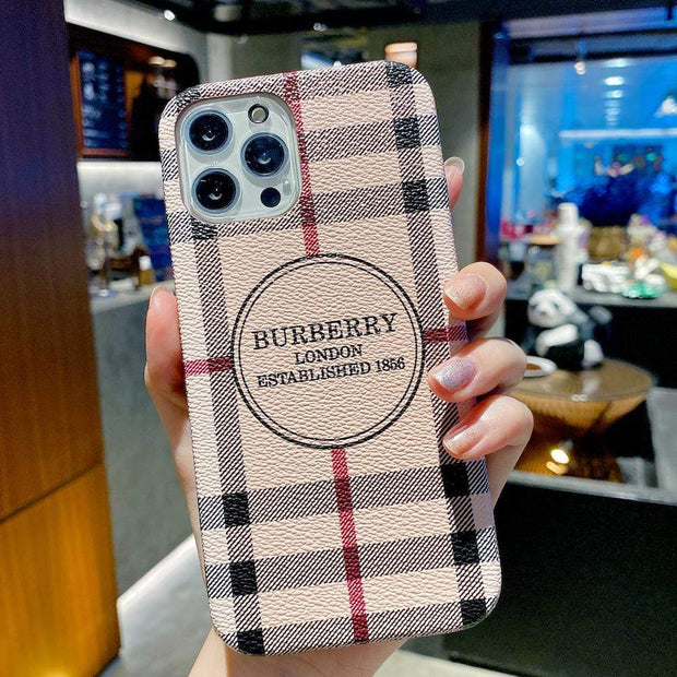 Looopix iPhone 13 Protective Case - Leather Fabric phone Cover