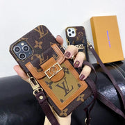 Looopix iPhone 14 Pro Max Case With Chain Strap Card Holder