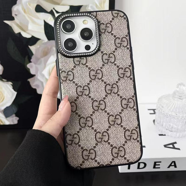 Looopix iPhone 16 Gucci Leather Covers