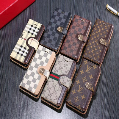 Looopix Leather Folio Louis Vuitton Phone Cases for iPhone 13 | iPhone 14 | iPhone 15