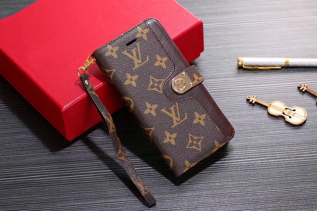 Looopix Leather Folio Louis Vuitton Samsung Cases