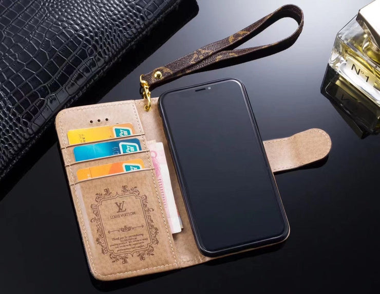 Looopix Leather Gucci Folio Phone Cases for iPhone 14 | iPhone 15 | iPhone 16