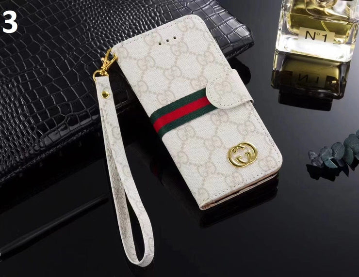 Looopix Leather Gucci Folio Phone Cases for iPhone 14 | iPhone 15 | iPhone 16