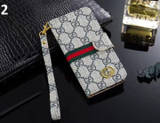 Looopix Leather Gucci Folio Phone Cases for iPhone 14 | iPhone 15 | iPhone 16