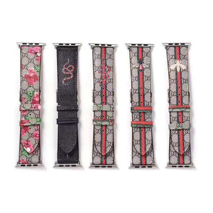 Looopix Leather Gucci Watch Bands/Straps