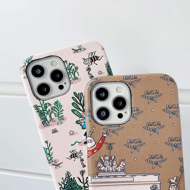 Looopix Leather Hermes Iphone Cases - Phone Covers
