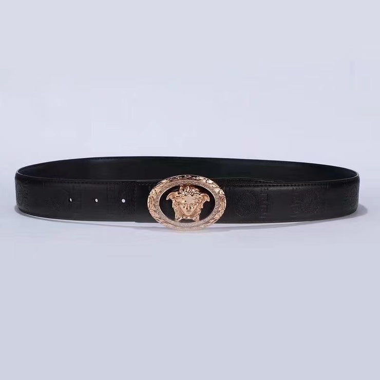 Looopix Leather High Quality Versace Belt For Men And Women