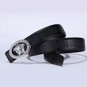 Looopix Leather High Quality Versace Belt For Men And Women