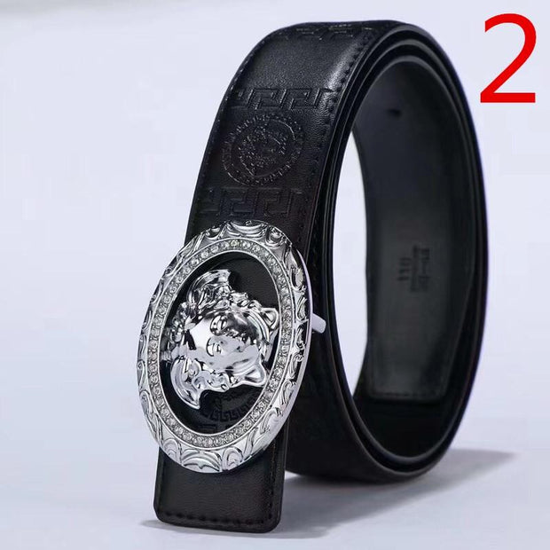 Looopix Leather High Quality Versace Belt For Men And Women