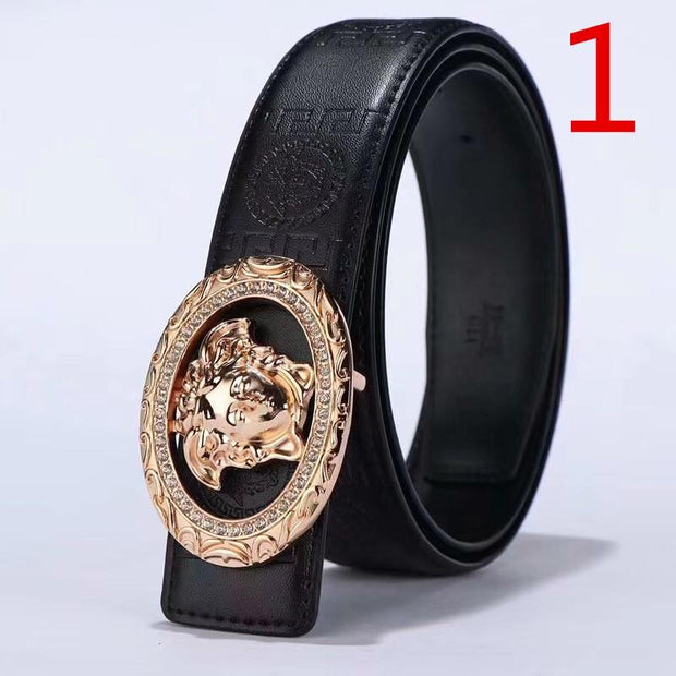 Looopix Leather High Quality Versace Belt For Men And Women