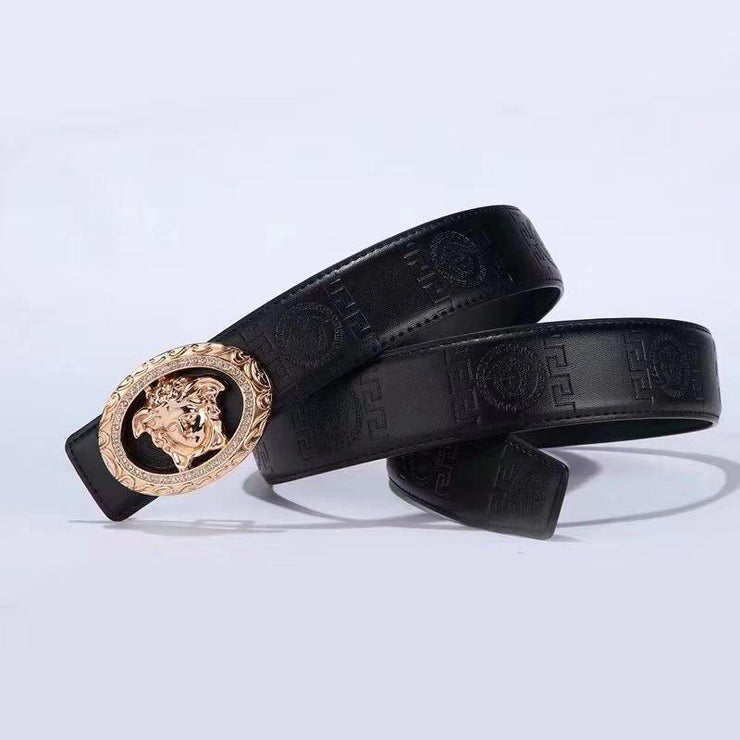 Looopix Leather High Quality Versace Belt For Men And Women