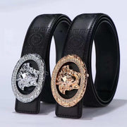 Looopix Leather High Quality Versace Belt For Men And Women