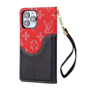 Looopix Leather Louis Vuitton Folio iPhone Cases