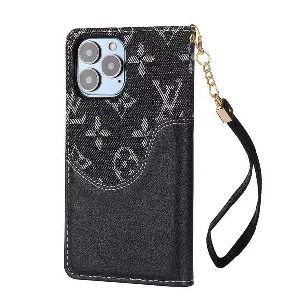 Looopix Leather Louis Vuitton Folio iPhone Cases