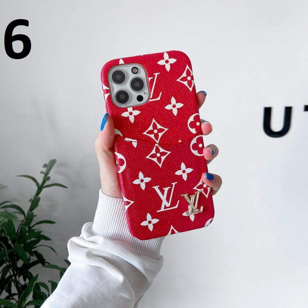 Looopix leather Louis Vuitton iPhone 15 Case