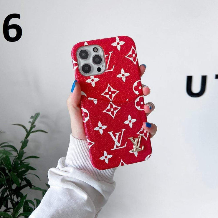 Looopix leather Louis Vuitton iPhone 15 Case
