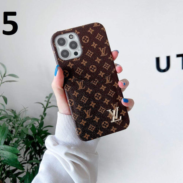 Looopix leather Louis Vuitton iPhone 15 Case