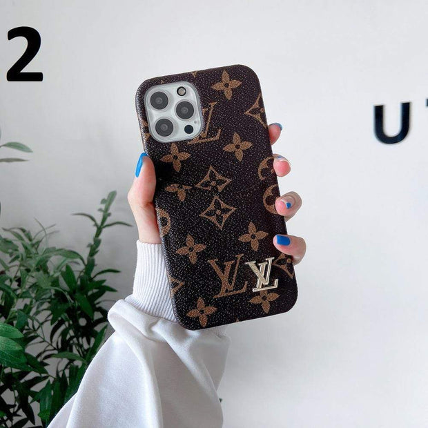 Looopix leather Louis Vuitton iPhone 15 Case