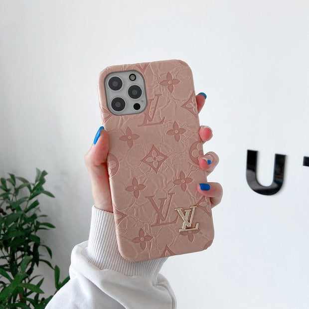 Looopix Leather Louis Vuitton iPhone 15 Cases