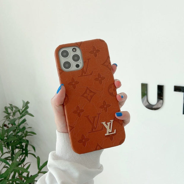 Looopix Leather Louis Vuitton iPhone 15 Cases