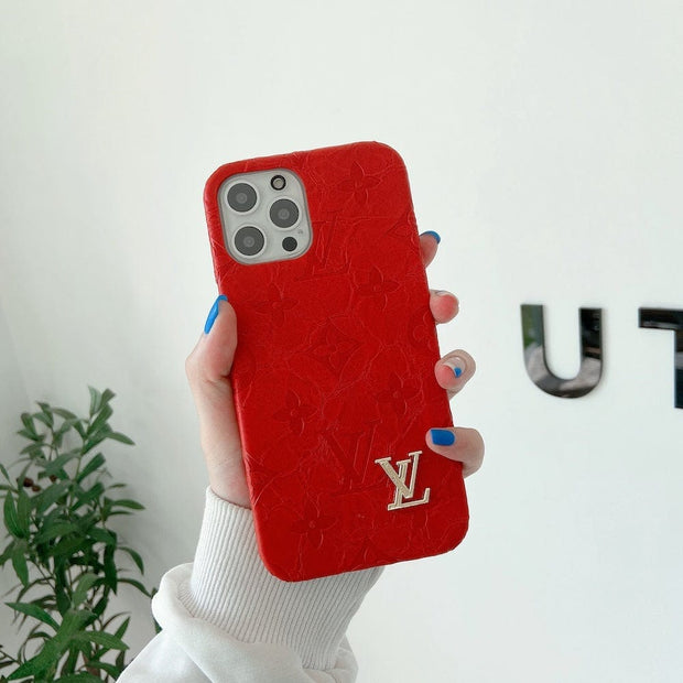 Looopix Leather Louis Vuitton iPhone 15 Cases