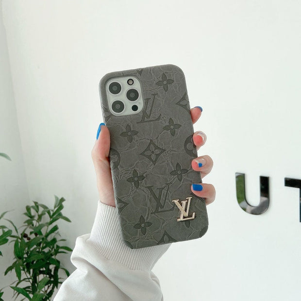 Looopix Leather Louis Vuitton iPhone 15 Cases