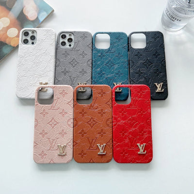 Looopix Leather Louis Vuitton iPhone 15 Cases