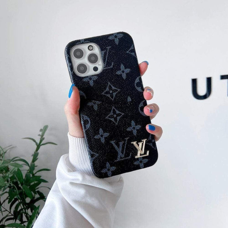 Looopix Leather Louis Vuitton Iphone Case
