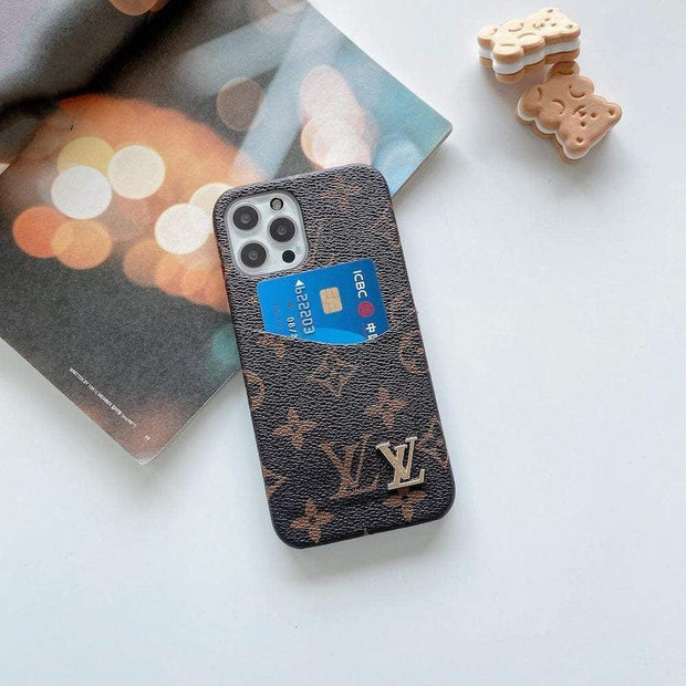 Looopix Leather Louis Vuitton Iphone Case