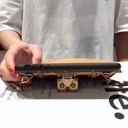 Looopix Leather Louis Vuitton iphone Case with straps