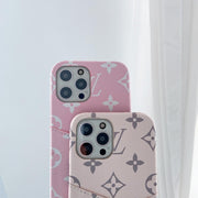 Looopix Leather Louis Vuitton Phone Case for iPhone 15