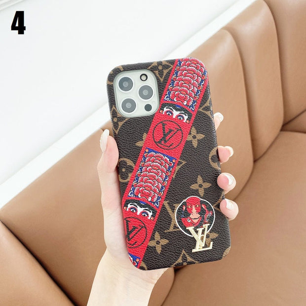 Looopix Leather Louis Vuitton Samsung Cases | S22 Ultra Phone Case
