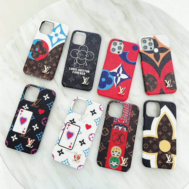 Looopix Leather Louis Vuitton Samsung Cases | S22 Ultra Phone Case