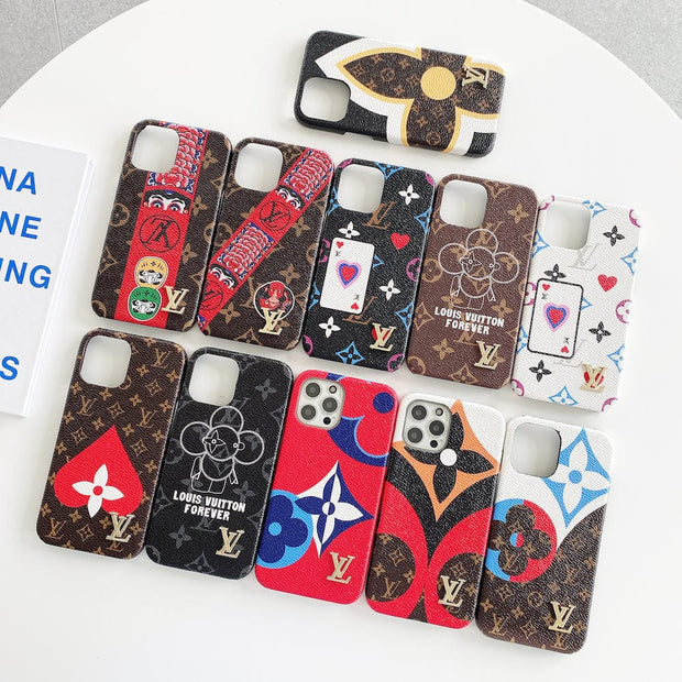 Looopix Leather Louis Vuitton Samsung Cases | S22 Ultra Phone Case