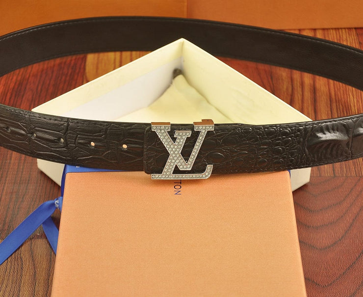 Looopix Leather Louis Vuitton Waist Belt For Men