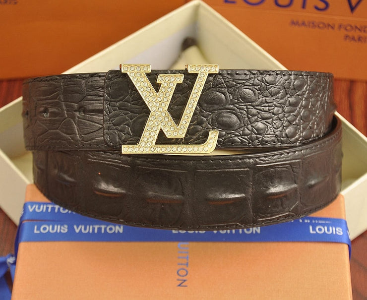 Looopix Leather Louis Vuitton Waist Belt For Men