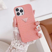 Looopix Leather Prada iPhone 15 Cases | Prada Phone Case for iPhone 15