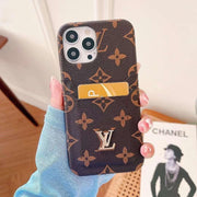 Looopix Louis Vuitton And Gucci Double Card Holder iPhone Case